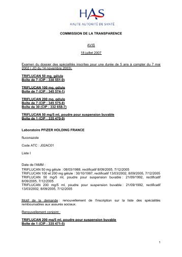 triflucan posologie triflucan posologie